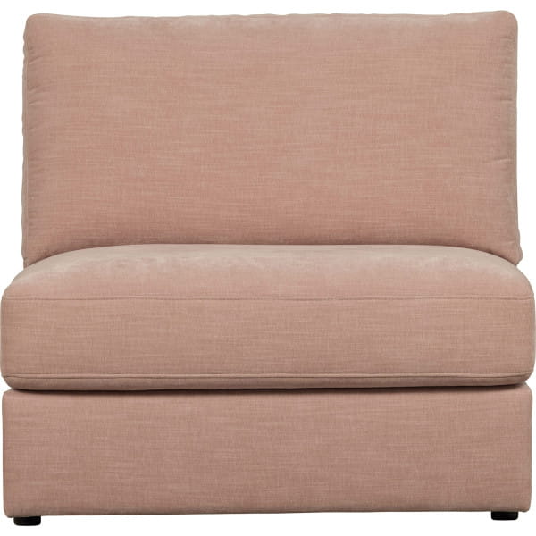 Sofa Element Family 1-Sitz ohne Armlehne rosa 90