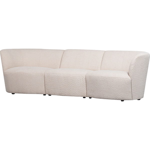 Sofa Coco 3-Sitzer Bouclé creme 227