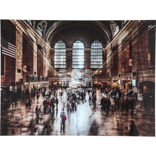 Bild Glas Grand Central Station 120x160cm
