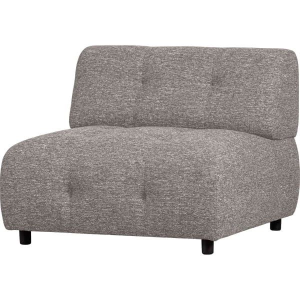 Sofa-Element Louis 1.5-Sitz Webstoff grob coffee