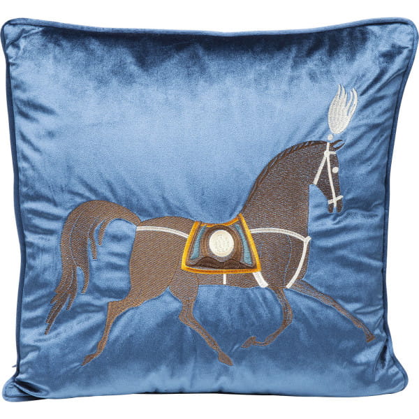 Kissen Classy Horse Blau 45x45cm