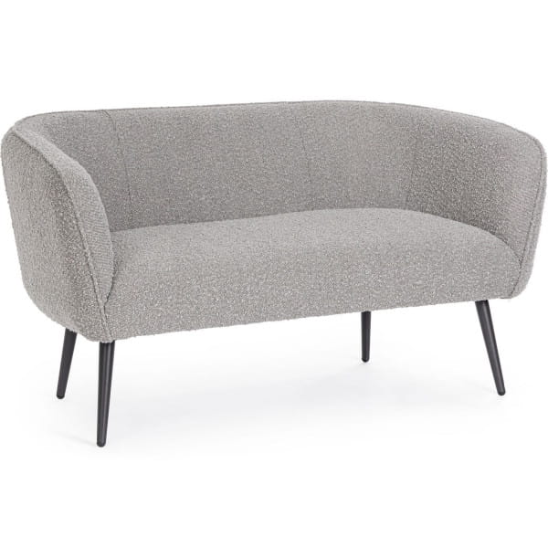 Sofa Avril 2-Sitzer grau