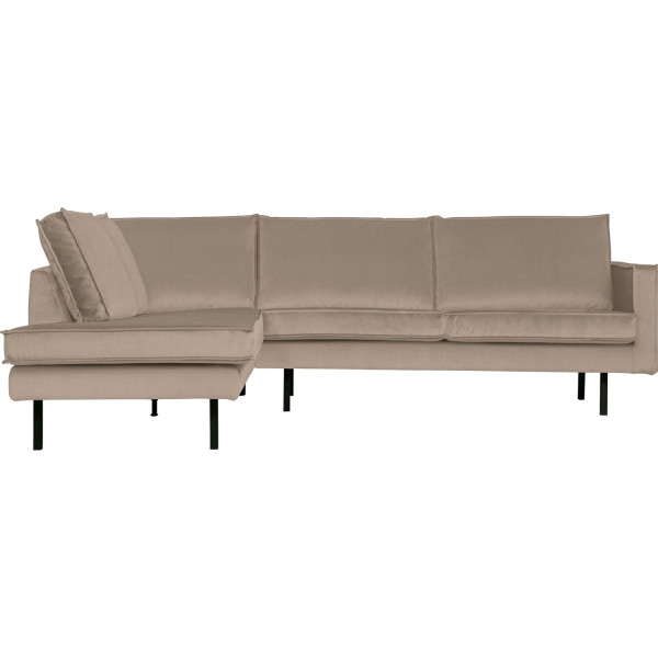 Ecksofa Rodeo Velvet khaki 266x213