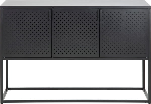 Sideboard Modern Line schwarz 120x40x80