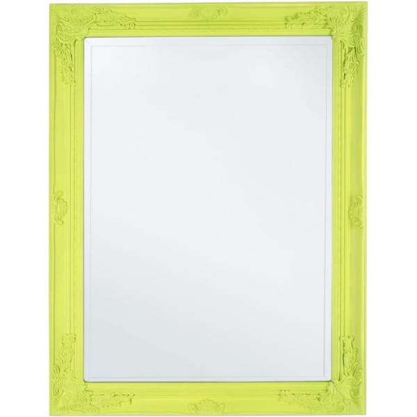 Spiegel Miro limonengrün 62x82