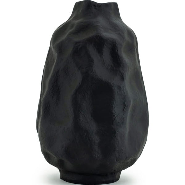 Vase Dent large schwarz