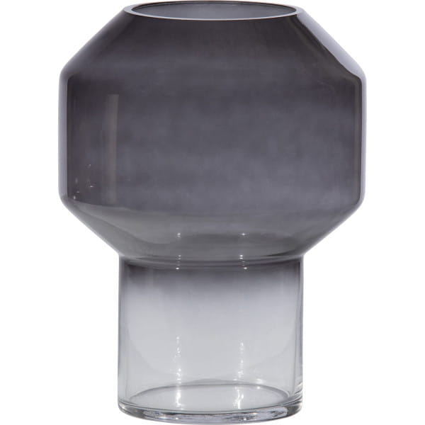 Vase Jaxx Glas schwarz D18