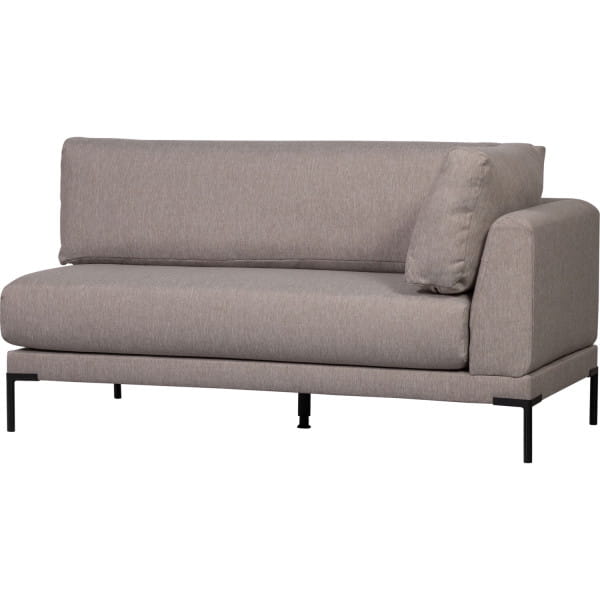 Esszimmersofa-Element Couple Ecke links taupe 170