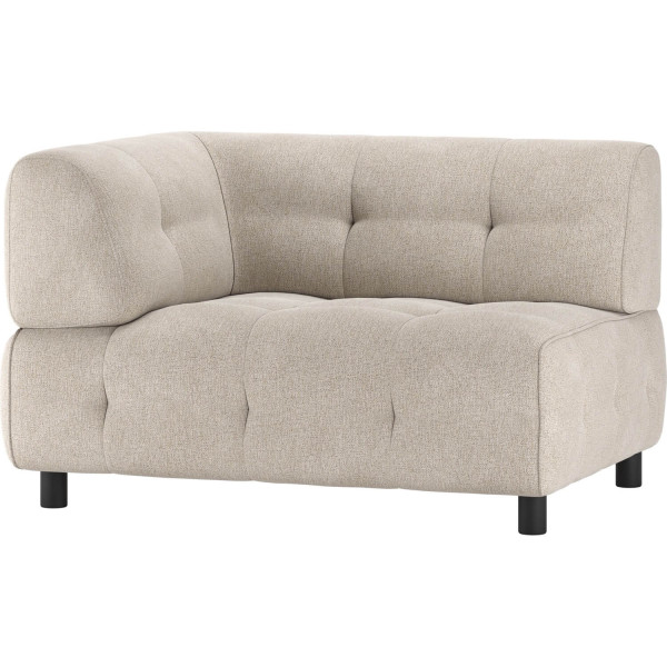 Sofa-Element Louis 1.5-Sitz Arm links Flachgewebe sage