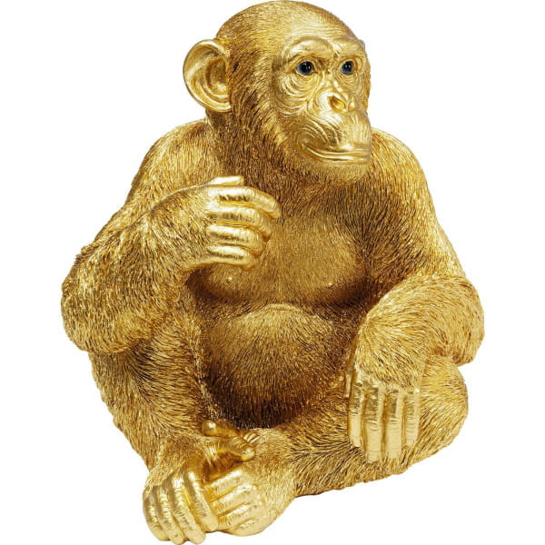 Deko Figur Baby Ape Gold