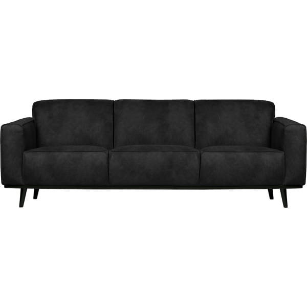 Sofa Statement 3-Sitzer Suedine schwarz 230