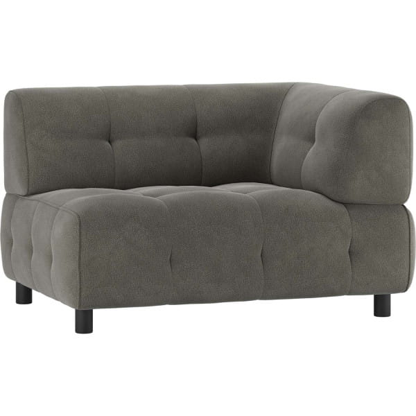 Sofa-Element Louis 1.5-Sitz Arm rechts Webstoff leaf