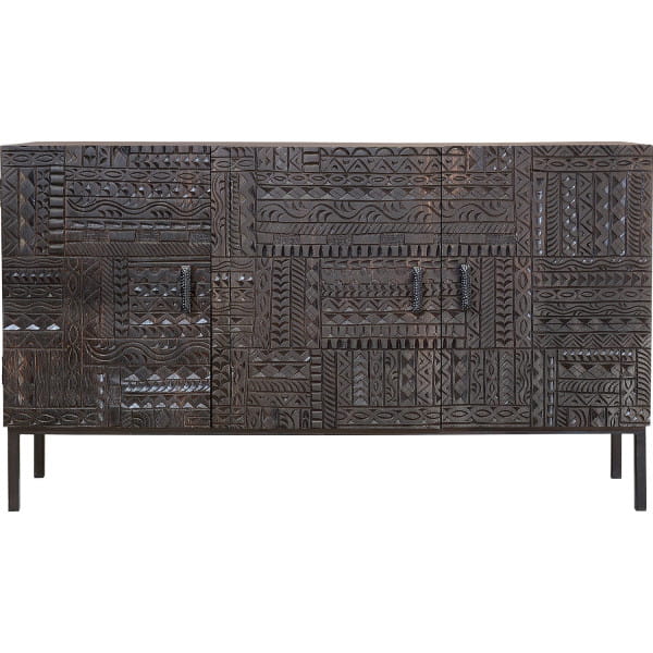 Sideboard Hieroglyph Mango dunkelbraun 150