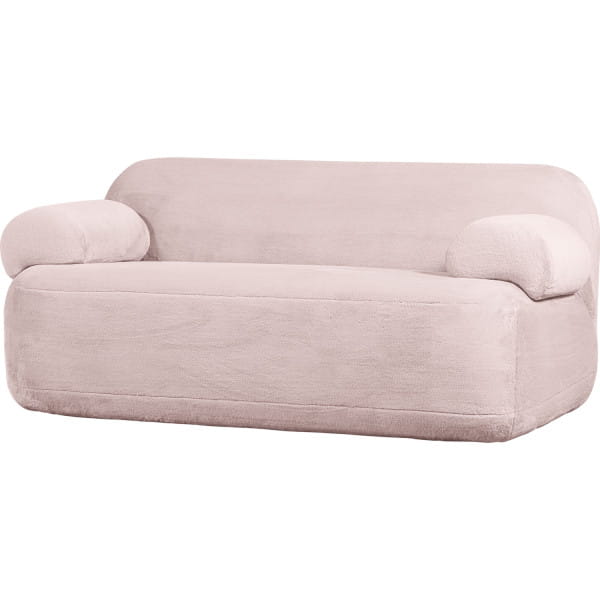 Sofa Jolie 2-Sitz Faux-Fur light pink 183