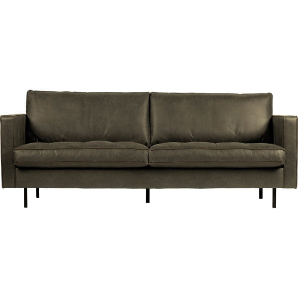 Sofa Rodeo Classic 2.5-Sitzer Recycling Leder Army 230