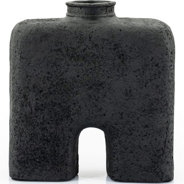 Vase Arc small schwarz