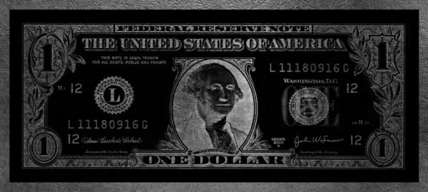 Bild Dollar Washington Silver Glam 90x200