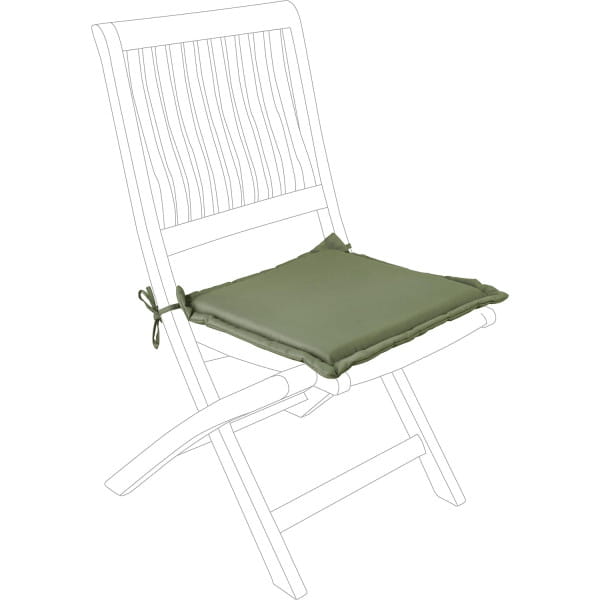 Gartenkissen Olefin grün quadratische Sitzfläche 42x42
