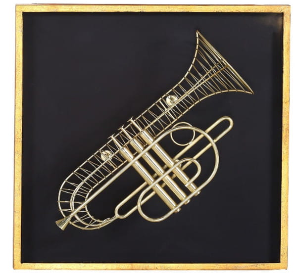 Wanddekoration Trompete En Vogue 61x61