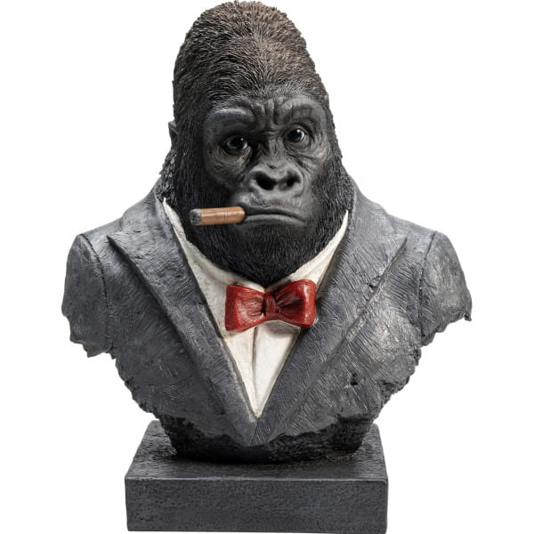 Deko Objekt Smoking Gorilla