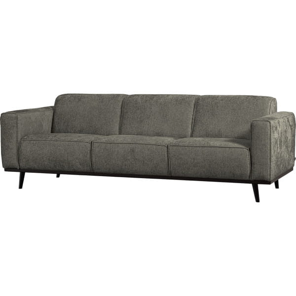 Sofa Statement 3-Sitzer Chenille Velvet frost 230