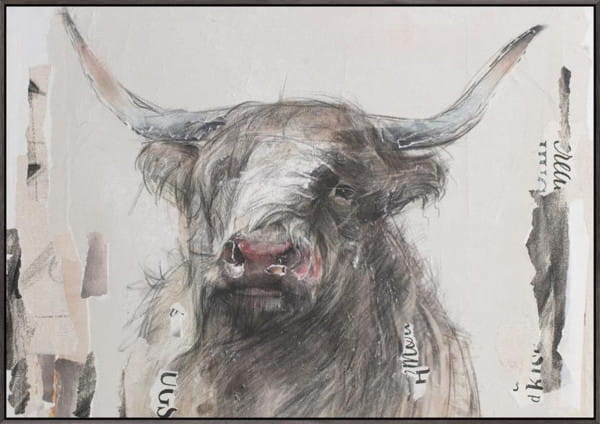 Wandbild Strong Bull 70x100