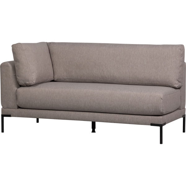 Esszimmersofa-Element Couple Ecke rechts taupe 170