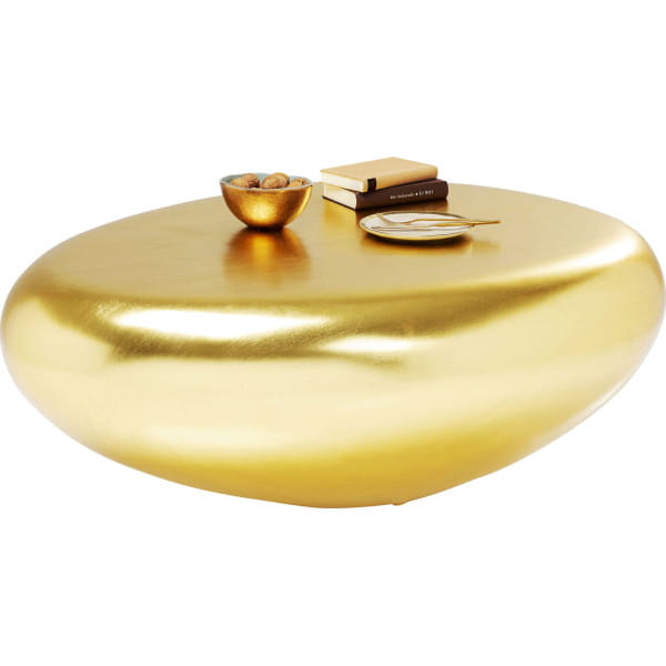 Couchtisch Pebble Gold 122x96cm