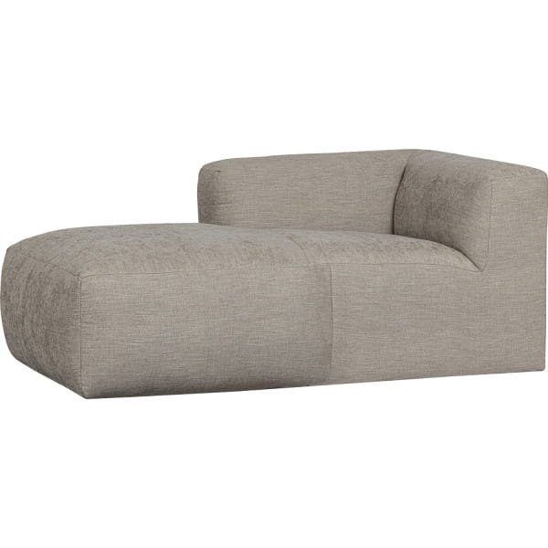 Sofa-Element Yent Longchair links Webstoff natur