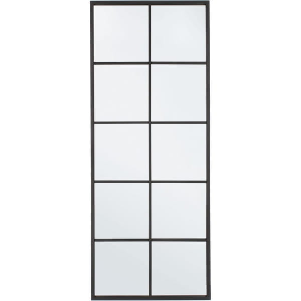 Spiegel Window Nucleos schwarz 125x50