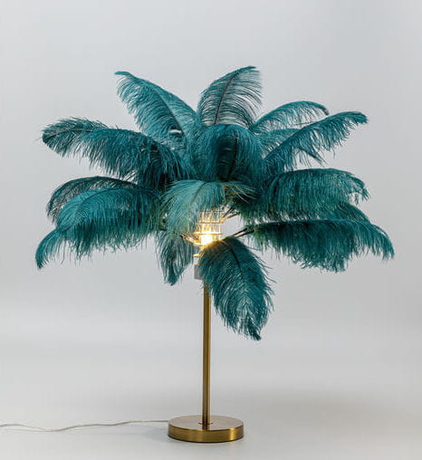 Tischleuchte Feather Palm grün 60