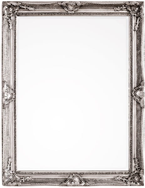 Spiegel Miro mit Rahmen silber 90x120