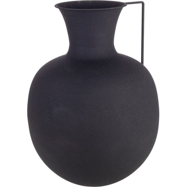 Vase Askos schwarz rund 31