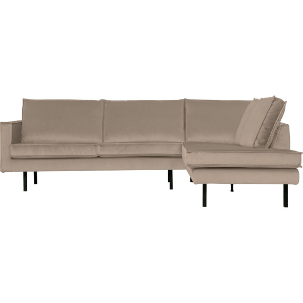 Ecksofa Rodeo rechts Velvet khaki 266x213