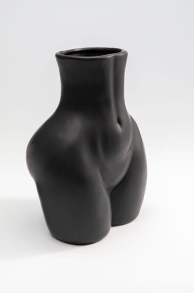Vase Donna schwarz 22