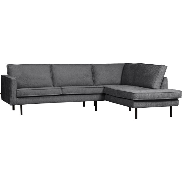 Ecksofa Rodeo rechts Chenille Velvet mountain 266x213