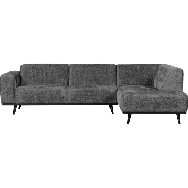 Ecksofa Statement rechts Chenille Velvet mountain 274x210