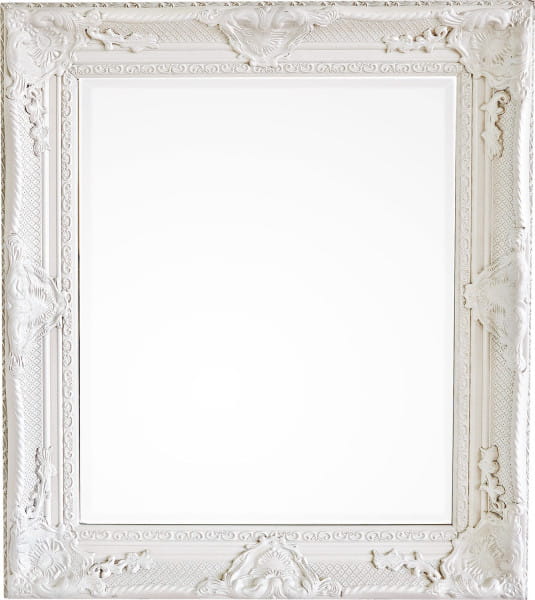 Spiegel Miro mit Rahmen crema 68x78