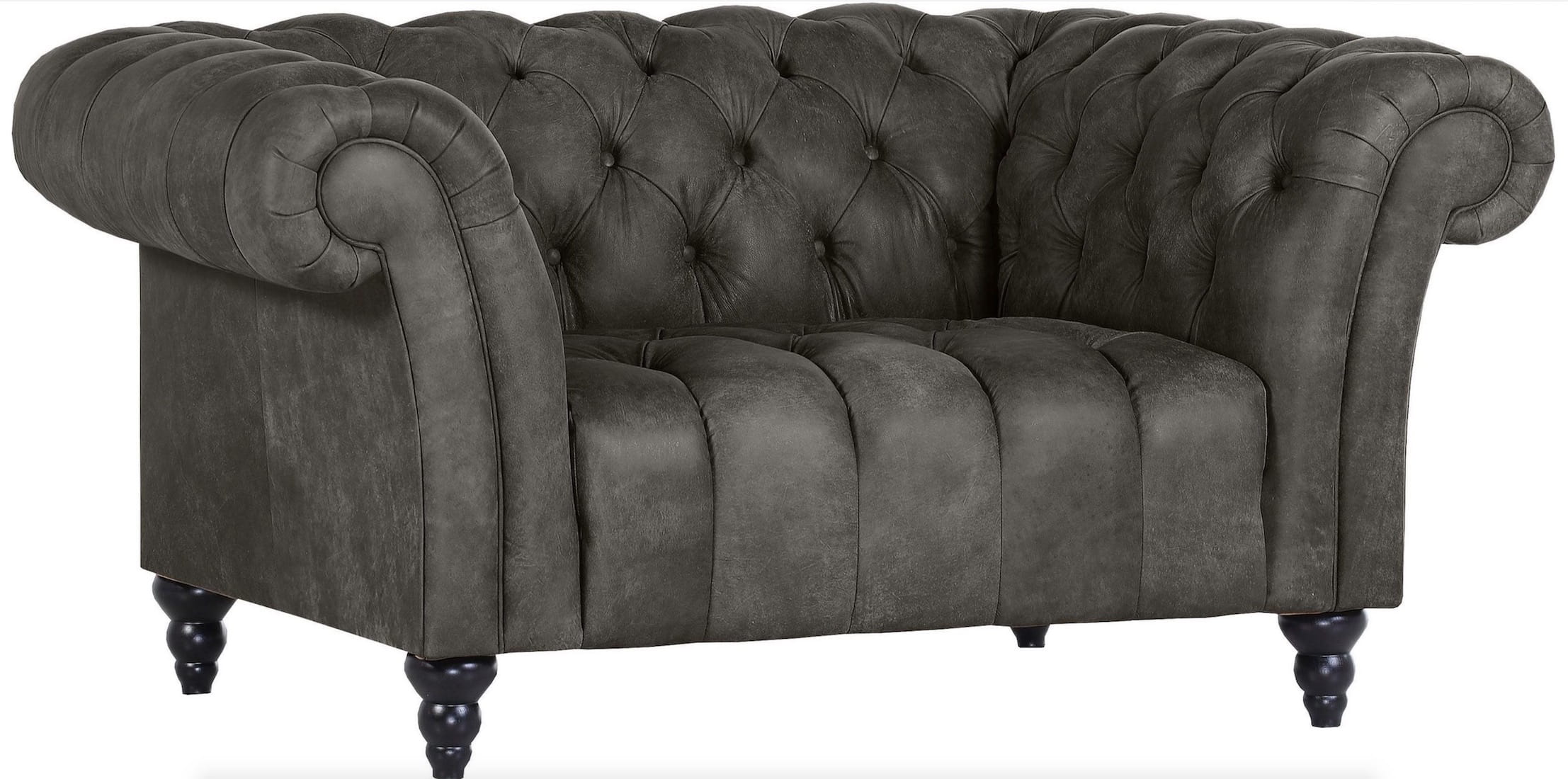 Chesterfield Sessel Chelsea 155 grau, Chesterfield Sessel, Sessel, Möbel