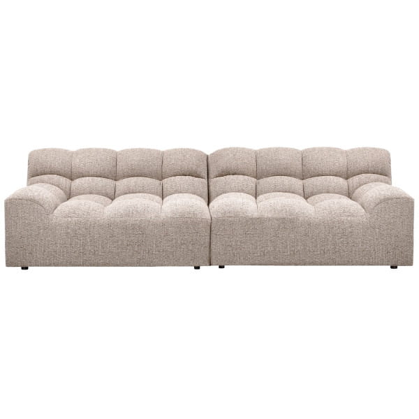 Sofa Allure 3-Sitzer Webstoff grob natur meliert 280