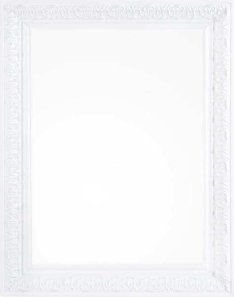 Spiegel Miro mit Rahmen Milky 35x45