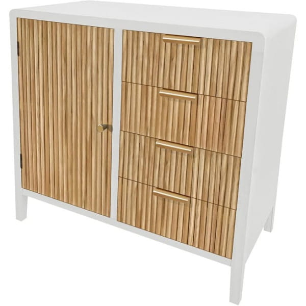 Sideboard Charley weiss natur 80x40