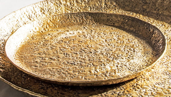 Deko-Schale antik-gold Ø36cm
