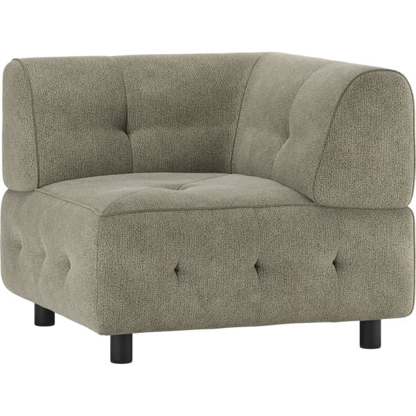 Sofa-Element Louis Ecke Chenille leaf