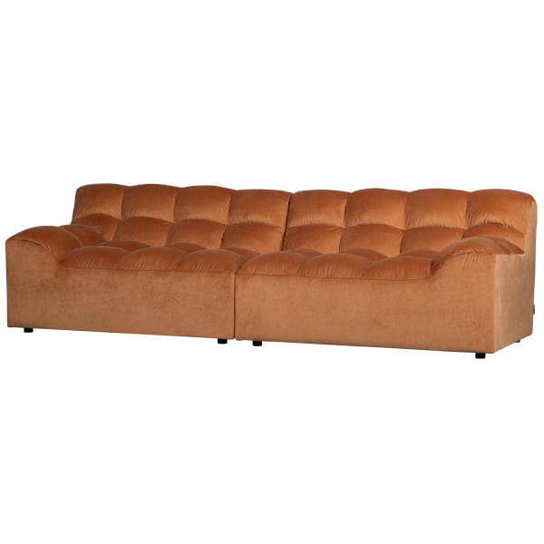 Sofa Allure 3-Sitzer Washed Velvet terra 280
