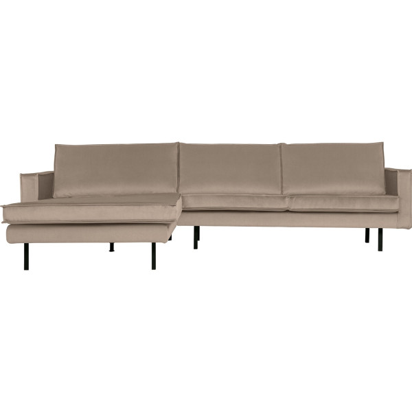 Ecksofa Rodeo Velvet khaki 300x155